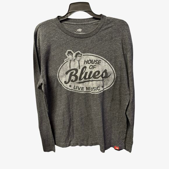 Sportiqe Men's Long Sleeve Comfy Tee Size M Gray Crew Neck Casual Streetwear - Picture 1 of 4